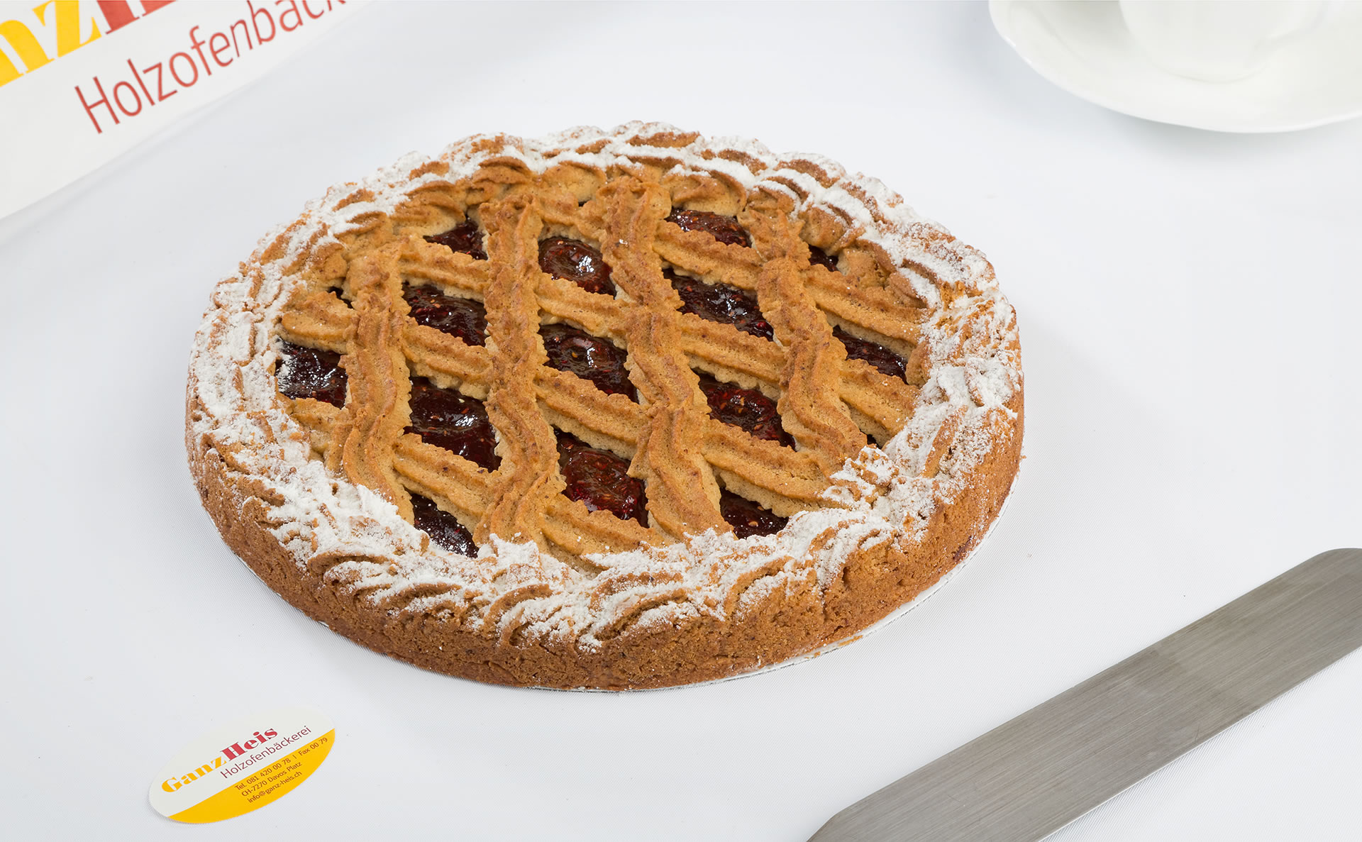 GanzHeis Die Holzofenbäckerei – Rollenpapier Siegelkleber