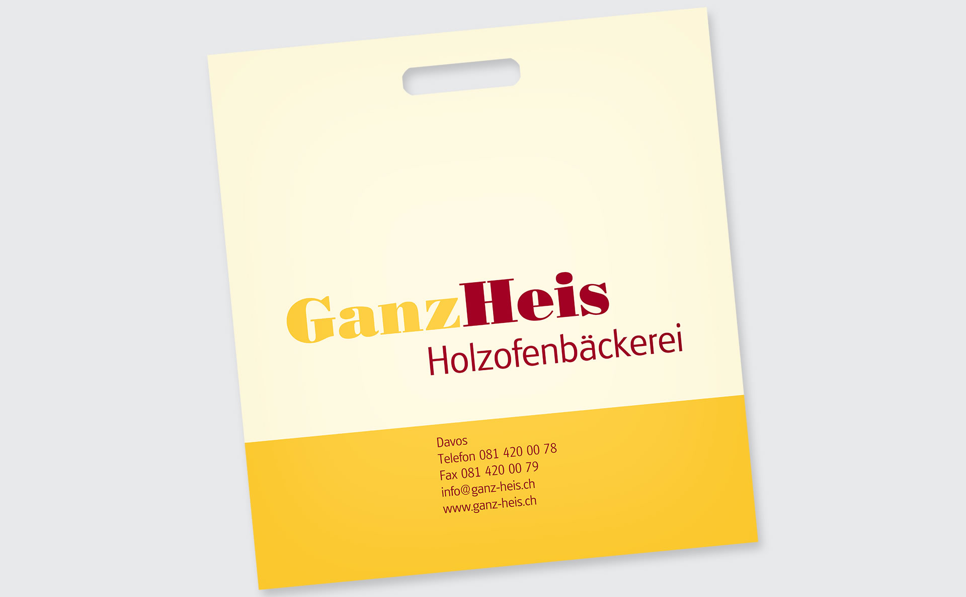 GanzHeis Die Holzofenbäckerei – Tragtasche
