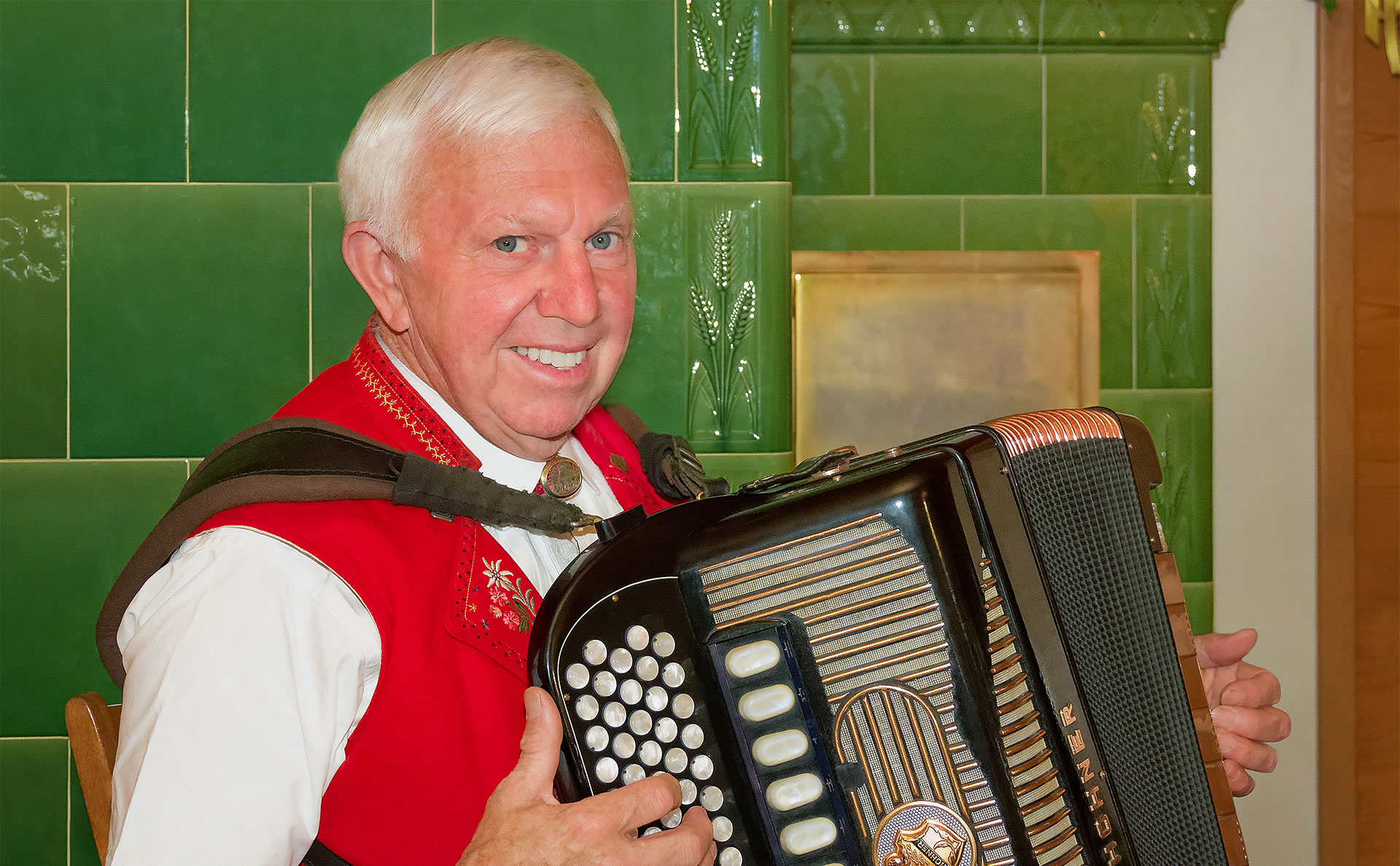 Manser Franz «Baazli» Komponist Volksmusikant Träger Appenzeller Kulturpreis