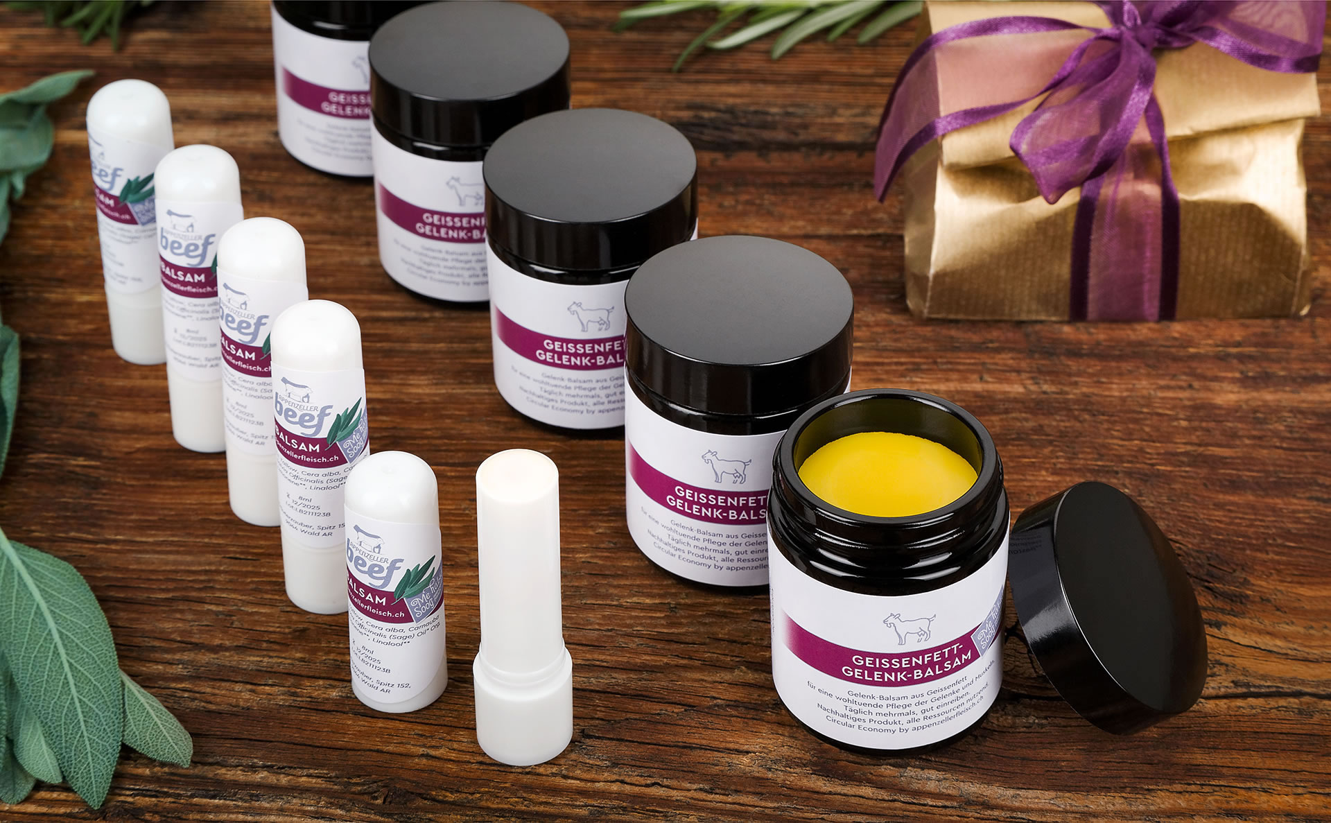 Appenzeller Fleisch und Feinkost – Kosmetik – Kreislaufwirtschaft