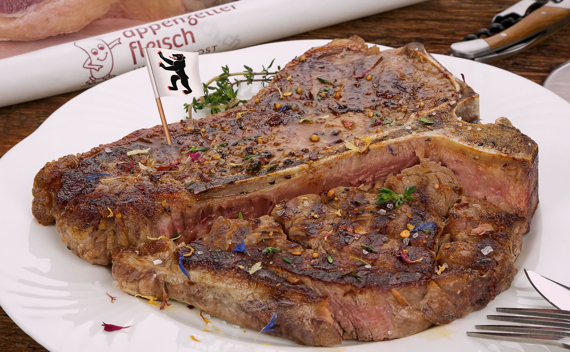 Appenzeller Fleisch und Feinkost – T-Bone-Steak vom Grill
