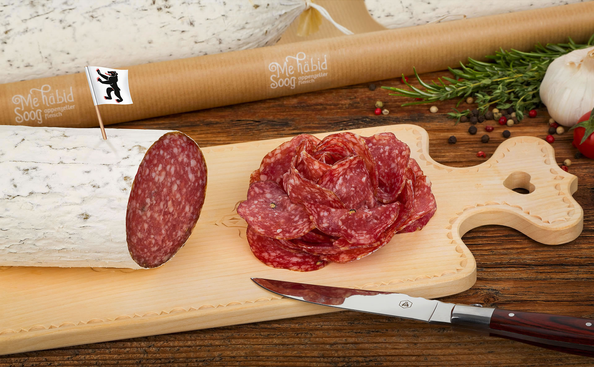 Appenzeller Fleisch und Feinkost – Appenzeller Salami hausgemacht