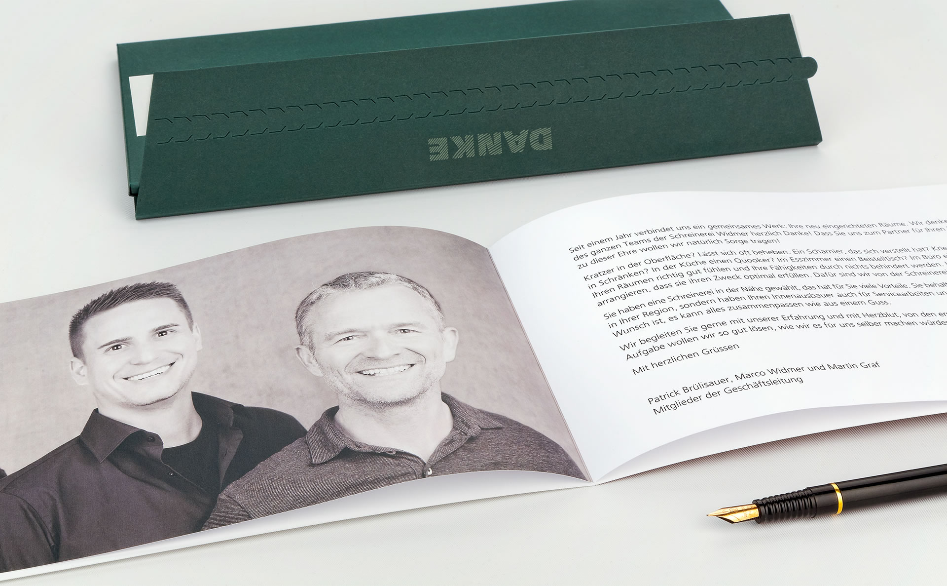 Schreinerei Widmer Bühler – Danke