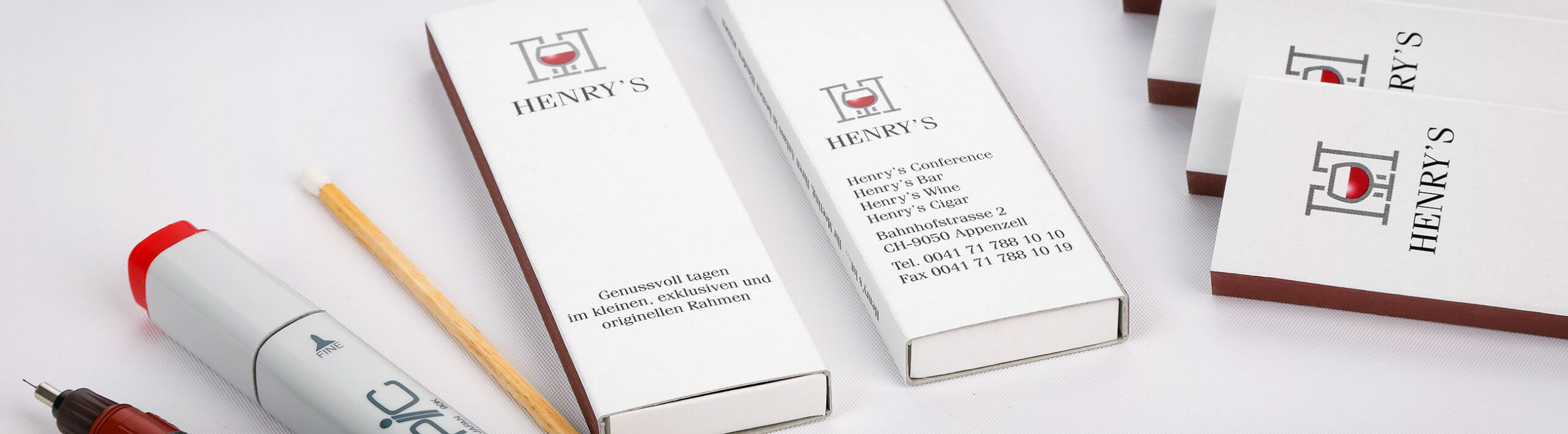 ID·MANSER Design-Atelier – Packaging Design – Henry’s Langstreichhölzer
