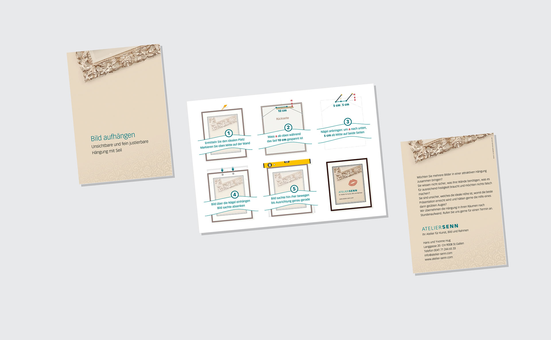 Atelier Senn – Bildermontage Anleitung