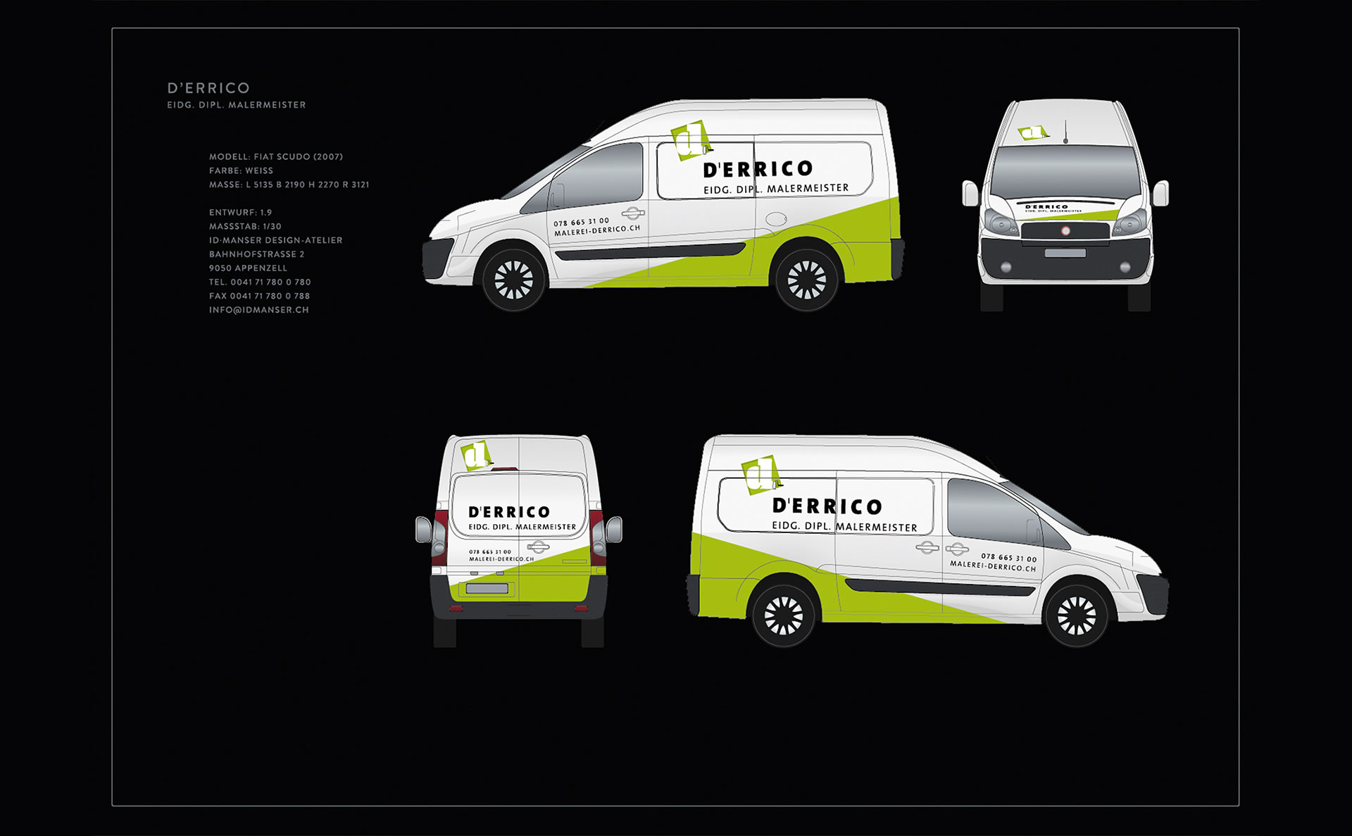 D’Errico Malermeister - Fahrzeugbeschriftung