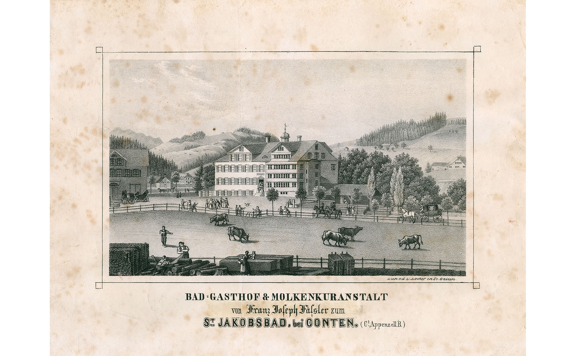Hotel Kurhaus Jakobsbad – Stich – Retusche
